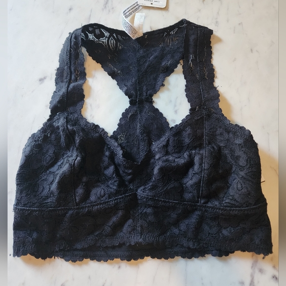 NWT! Free people lace bralette black size XS - Picture 3 of 5